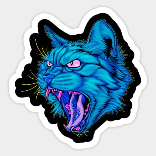 Hissy Kitty Sticker